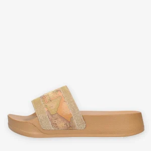 Alviero Martini Prima Classe Ciabatte linea Junior Geo Classic glitterate