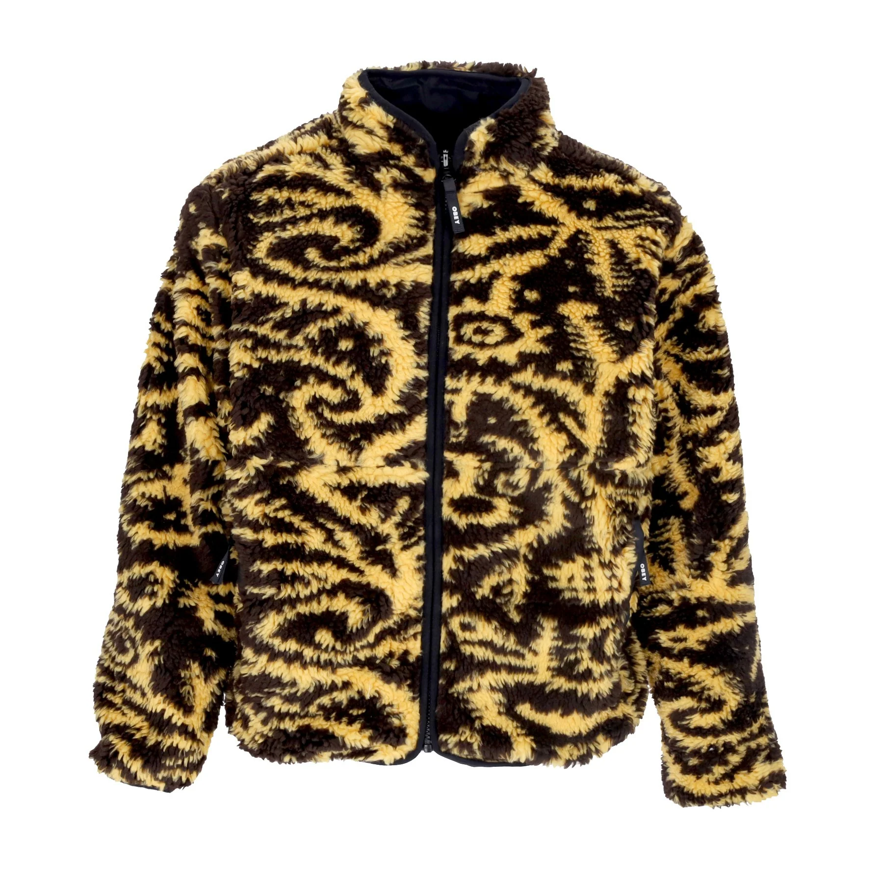 Orsetto Donna Aiden Sherpa Jacket Reversible Golden Harvest Multi