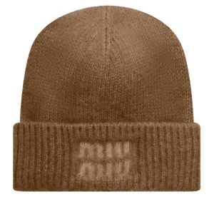 CAPPELLO CON LOGO IN LANA MOHAIR