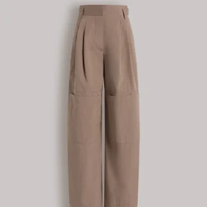 Pantaloni utility in cotone