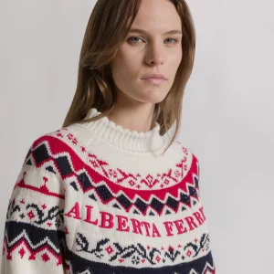 Maglione Fair Isle per après-ski