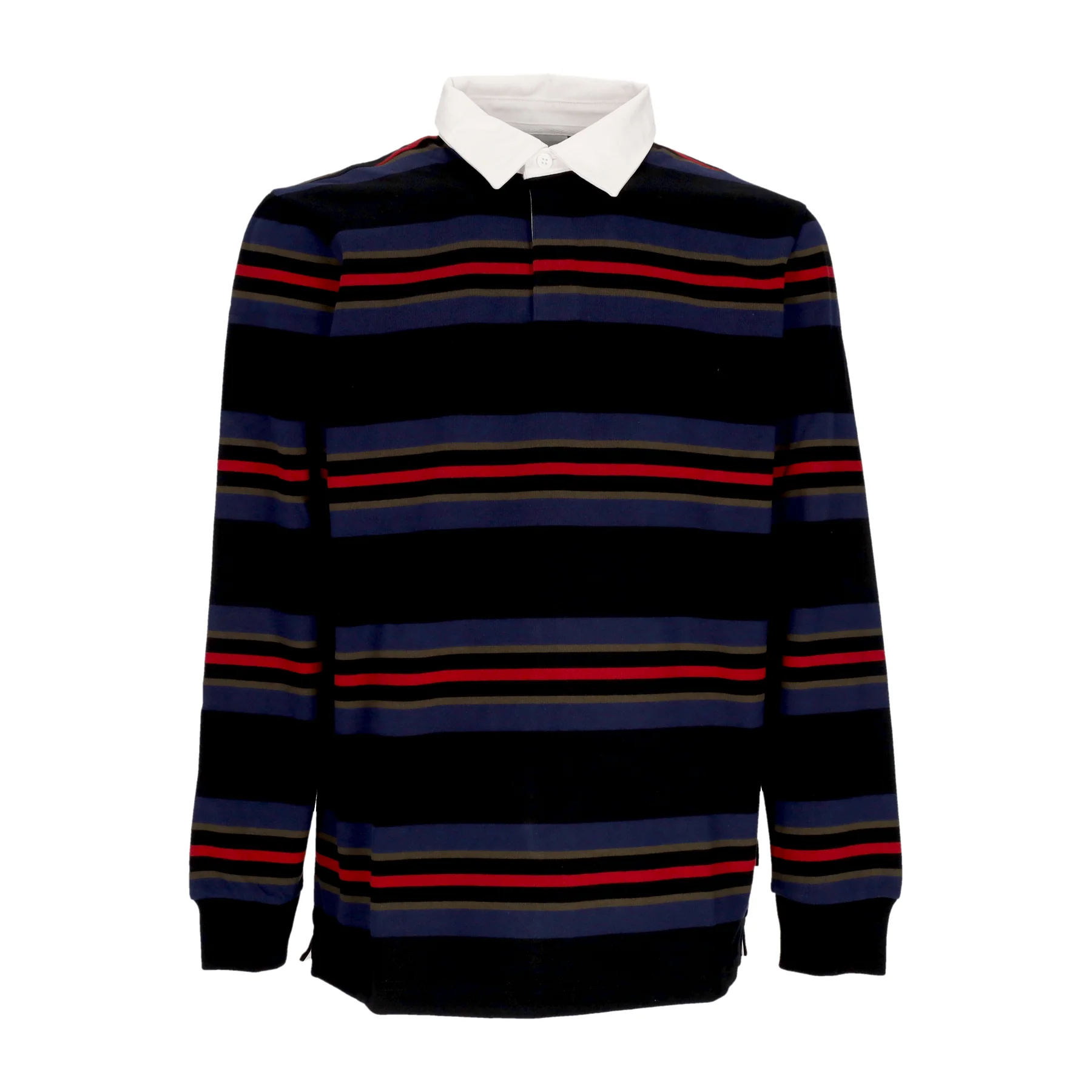 Polo Manica Lunga Uomo L/s Oregon Rugby Shirt Starco Stripe/black - immagine 2