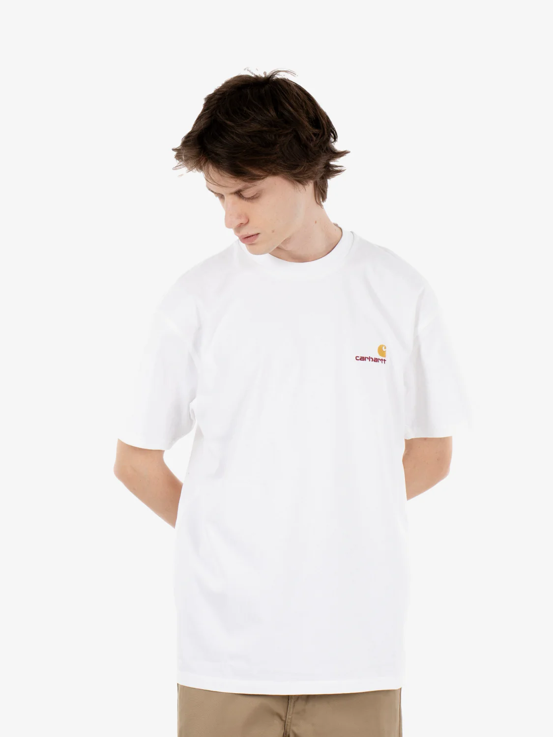 S/S American script t-shirt white - immagine 3