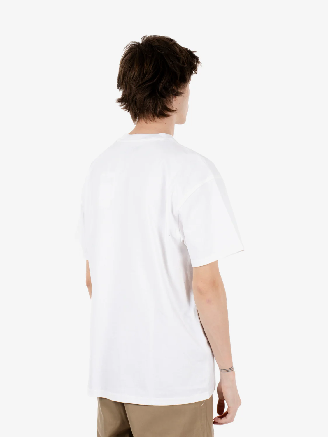 S/S American script t-shirt white - immagine 5